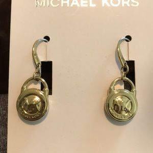 Michael Kors famous lock earrings